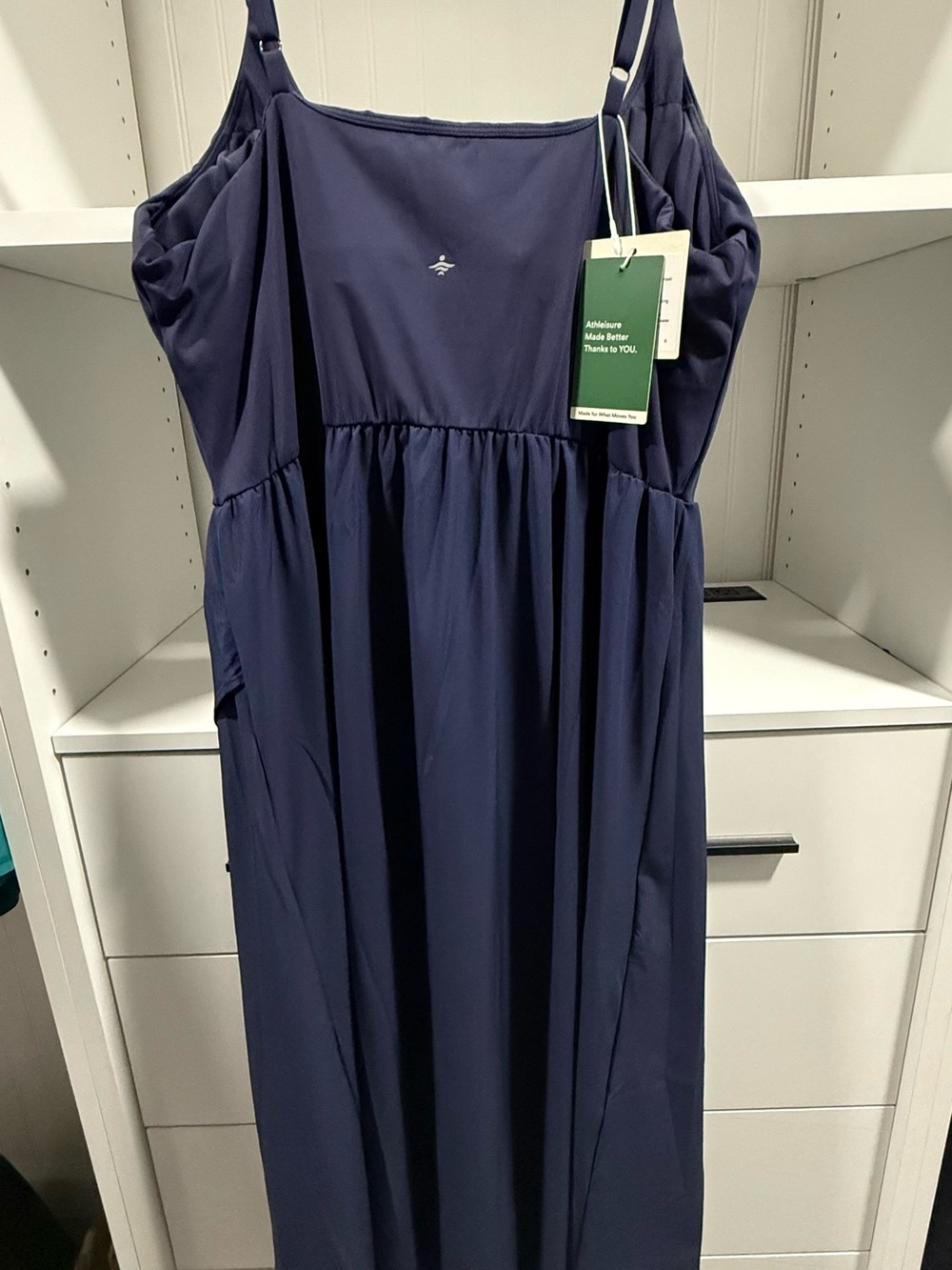 HALARA Navy Blue High-Low Dress - Picture 2 of 4
